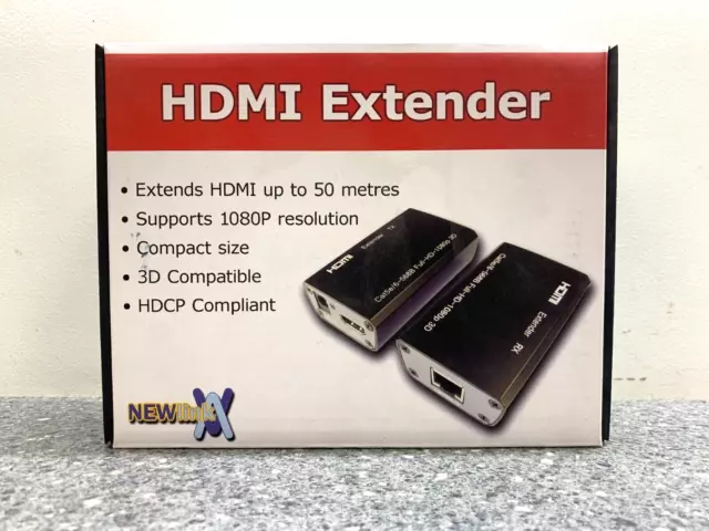 NewLinkAV    HDMI Extender   over CAT5/6 Ethernet