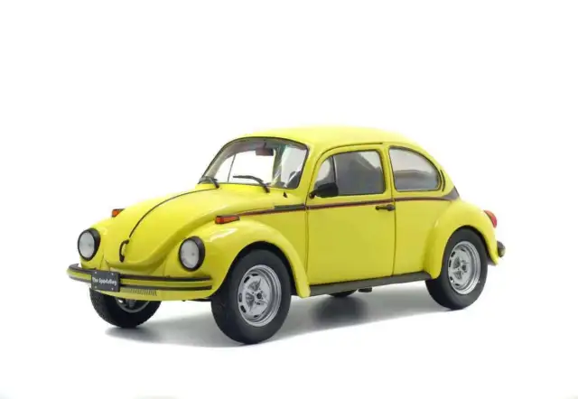 VW Beetle 1303 Sport 1974 Jaune -  1:18 SOLIDO S1800511