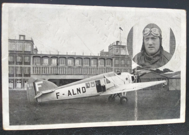 Carte Postale Ancienne Aviation – Grande Fête D'aviation, Monoplan Obre, Signature 1911, Maroc