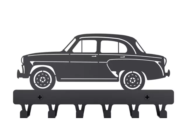 Moskvich 407 Key Belts rack Metal  Holder USSR Retro Home decor Collectible