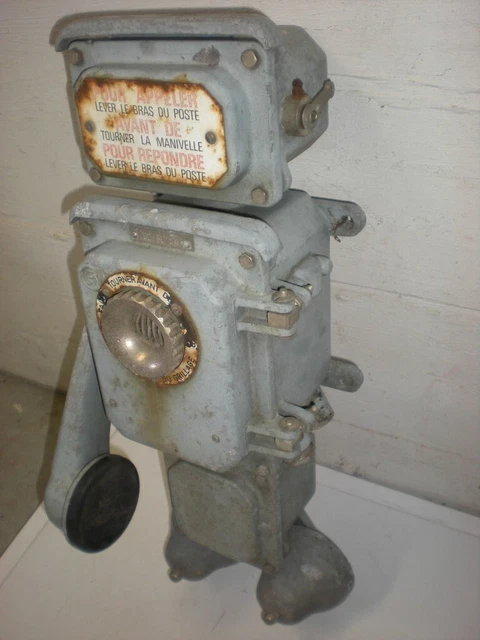 Téléphone De Voie Miniature HO 1/87 Pour Réseau Ferroviaire - Résine Grise Non Peinte
