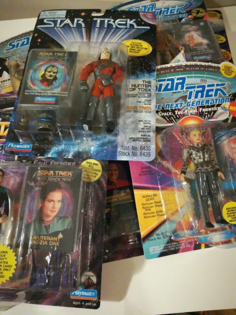 Star Trek The Next Generation Voyager Deep Space Nine Figures New Sealed