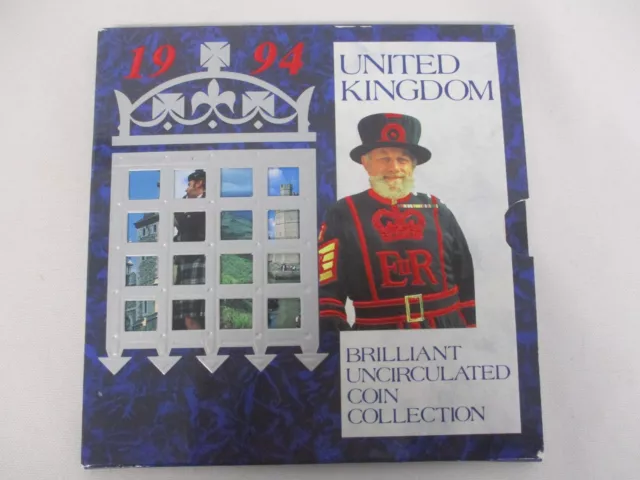 1994 United Kingdom Brilliant Uncirculated Coin Collection ~ Sealed Mint