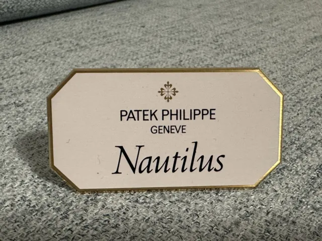 Patek Philippe Nautilus Aufsteller / Schild / Display