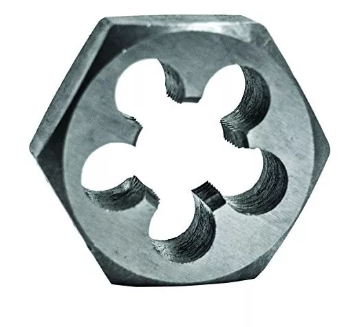 Century Drill 98215 High Carbon Steel Fractional Hexagon Die, 3/4-10 NC