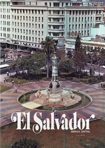 83813 Vintage El Salvador South America Travel Decor Wall Print Poster