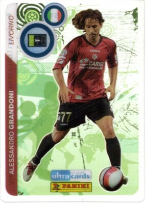 51 Alessandro Grandoni Livorno Card Panini Football Stars 07-08 n 