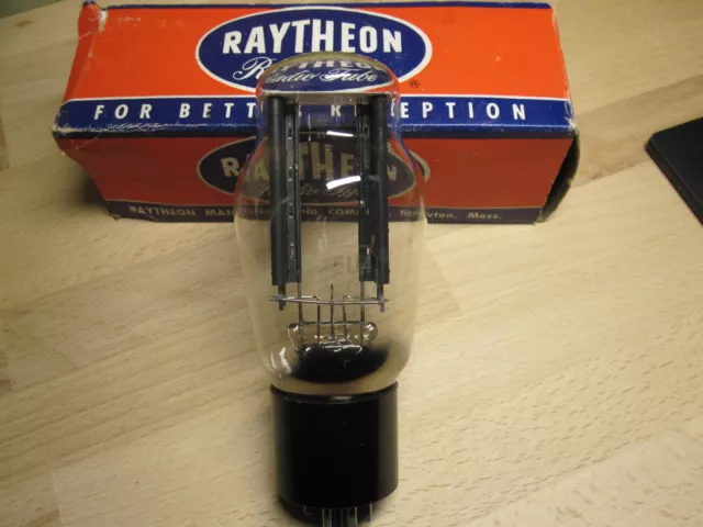5U4G Military Long Black Plate Raytheon Nib Tube 1952 We 274B U52 Gz34 5Ar4 274