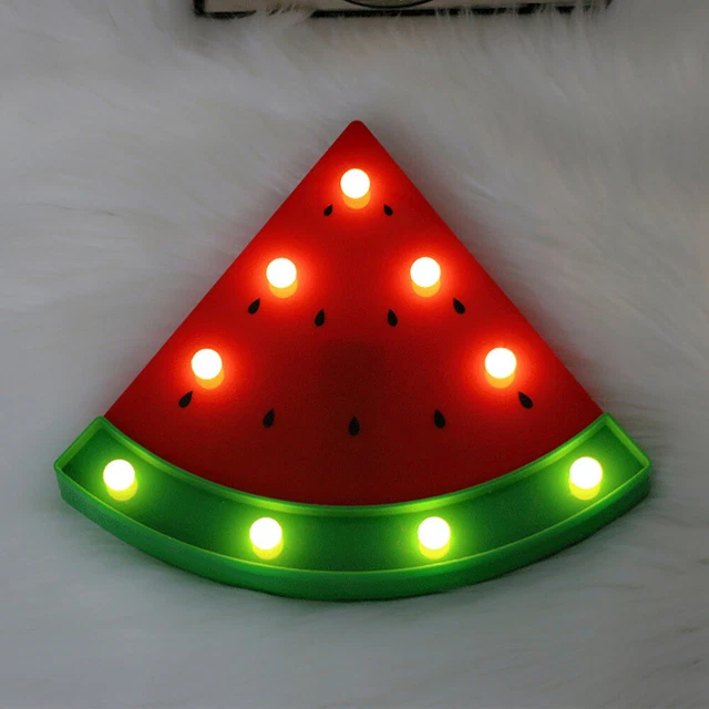 NIGHT LIGHT NURSERY LED Lamps Neon Sign for Bedroom Watermelon £10.15