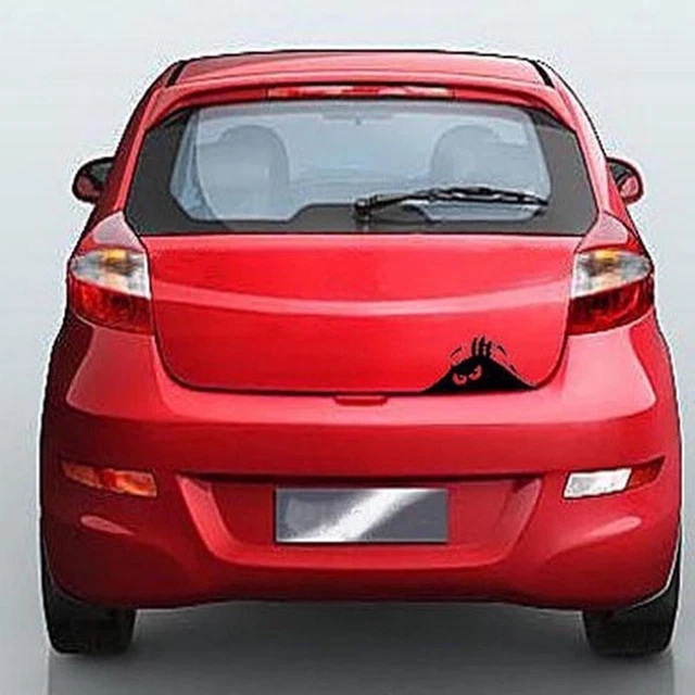 Carina decalcomania vinile impermeabile Peeking Monster Sticker per auto o casa