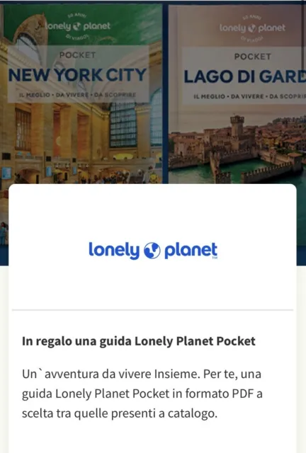 In regalo una guida Lonely Planet Pocket