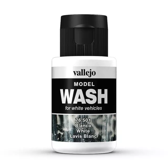 Vallejo Modèle Laver 76.501 - Wash-Color, Blanc, 35 ML - Neuf