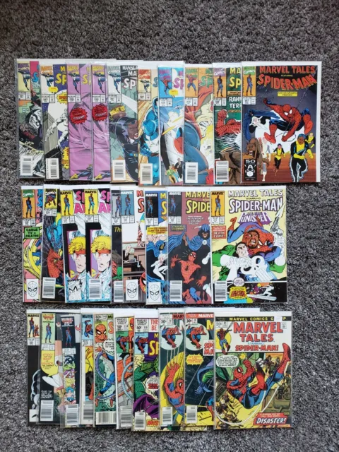 Marvel Tales 29 Issue Lot/ 1st Punisher Reprint/McFarlane Covers/No Shipping