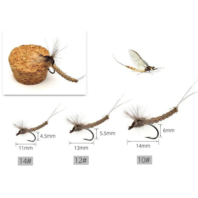 Lot de leurres de pêche vintage, leurres de pêche à la mouche