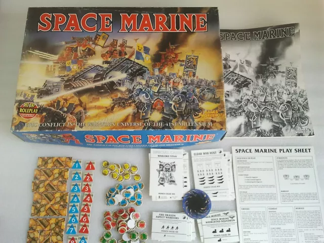 Warhammer Epic 40k 2nd edition Space Marine 1991  Incomplete - Games Workshop