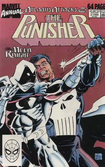 Punisher, The (2nd Series) Annual #2 VF; Marvel | Atlantis Attacks 5 Moon Knight
