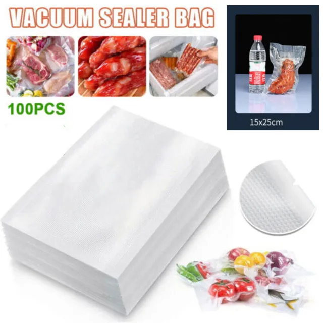 11"x16" 8"x12" 6"x10" Vacuum Sealer Bags Food Saver Sealing Machine Kitchen Bag