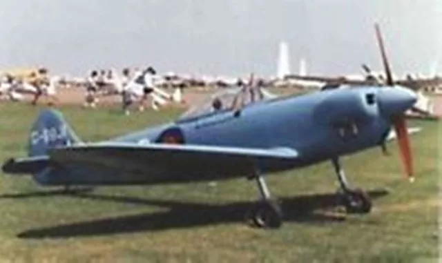 Spitfire Homebuilt Sports Aircraft Isaacs Airplane Mahogany Wood Model Large New