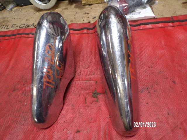 TRIUMPH TR4, TR250 Front Bumper Over Riders, Original, !! £64.21 ...