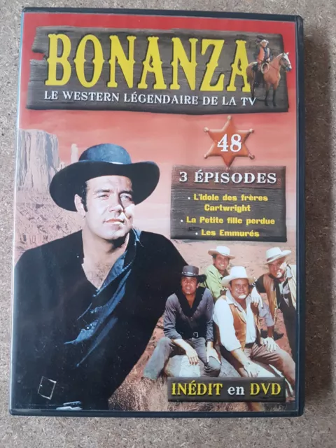 DVD BONANZA N° 48 WESTERN DE LA SÉRIE TV 3 EPISODES  cow boy far west