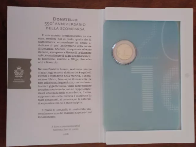 Repubblica di San Marino 2 Euro Commemorativi 2015-2016 FDC