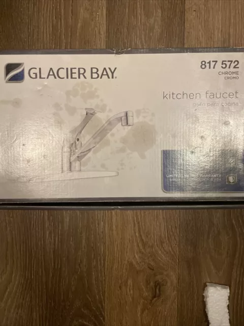 Glacier Bay Single Handle Standard Kitchen Faucet in Chrome 817 572