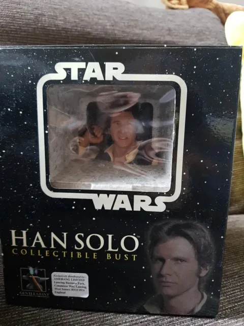 Star Wars Han Solo Mini Bust by Gentle Giant 2005 Limited Edition No.5763/8000
