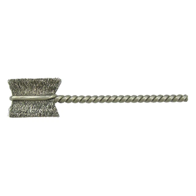 WESTWARD 88413 Burrite Tube Brush,9/16" Brush Dia.,PK10