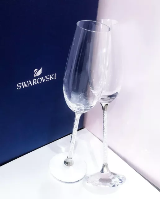 https://www.picclickimg.com/3NcAAOSwl8Vdo602/NEW-SWAROVSKI-Crystalline-Toasting-Flutes-Wedding-Champagne-Glasses.webp