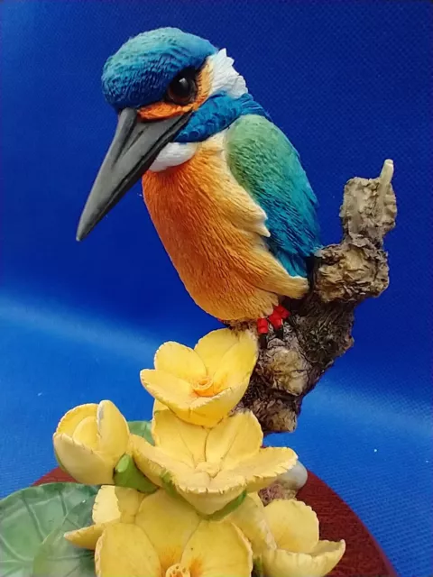 Border Fine Arts Birds Figurine By Russell Willis Kingfisher Ornament - 2002