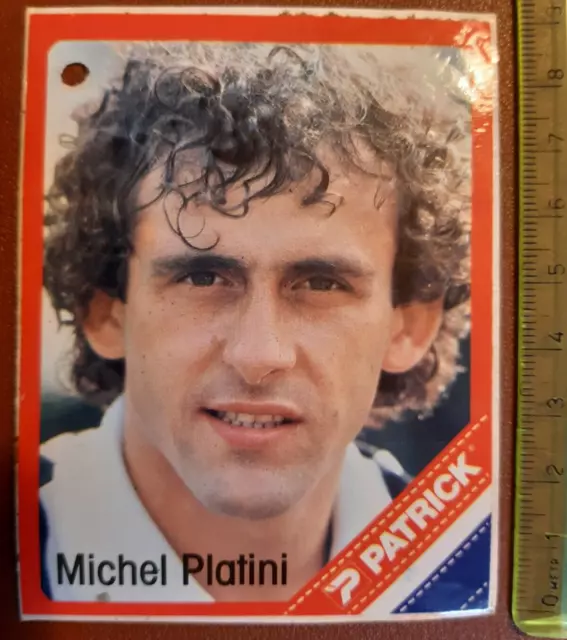 Michel Platini (Juventus) - Figurina Sticker Patrick Scarpe Calcio Anni 80