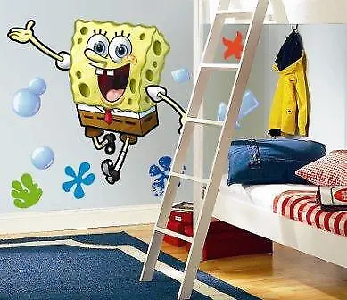 Roommates RMK1406GM Spongebob Squarepants Peel & Stick Giant Appliques