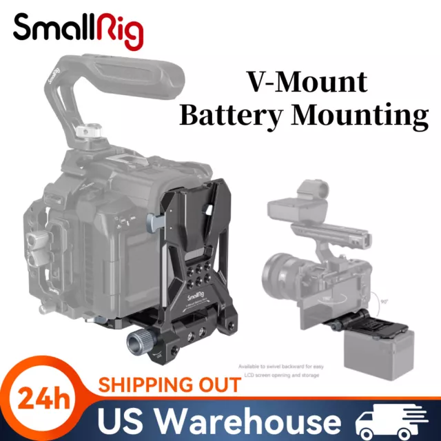 SmallRig Lightweight V-Mount Battery Adapter System for Mirrorless Camera-4064