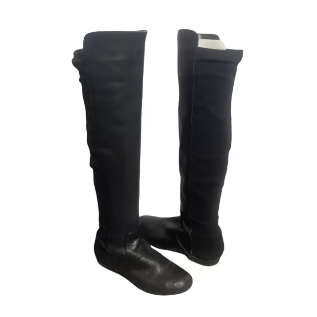 BCBGMaxAzria Ma-Fillie Over the Knee Black Boots Size 8 M 2