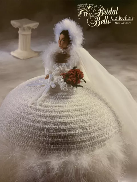 Annie’s Attic Bridal Belle Collection Miss January Barbie Doll crochet pattern