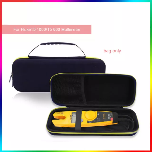 Portable Storage Bag Hard EVA Carrying Case For FlukeT5-1000/T5-600 Multimeter .