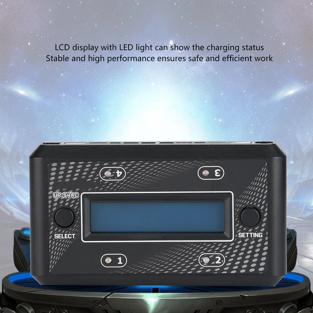 1S Lipo LiHv Charger, 6 Ports 100-240V 1S Lipo