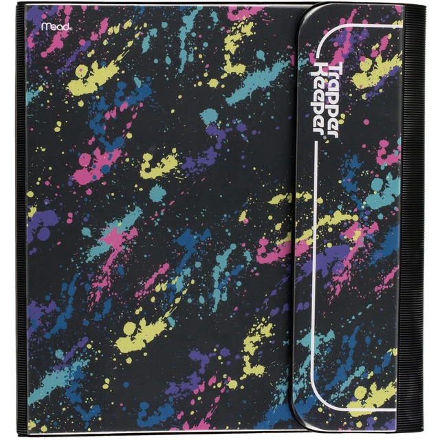 Trapper Keeper Binder Paint Splatter - Trapper Keeper Trapper Keeper Binder Paint Splatter - Trapper Keeper