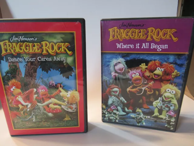 LOT OF 2 Fraggle Rock: Dance Your Cares Away and Where it All Began $6. ...