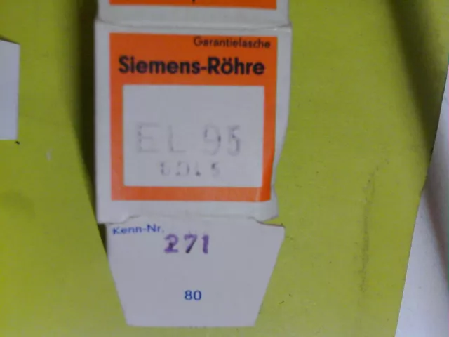 Röhre Siemens  EL 95  (6837)