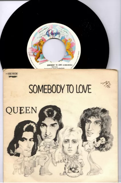 Queen ‎– Somebody To Love / White Man - 45gg 7" EMI Italy 3C 006-98428