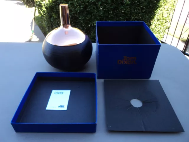 New Tom Dixon Plum Ice Bucket With Copper Lid PMIB01 Made in Poland - RARE