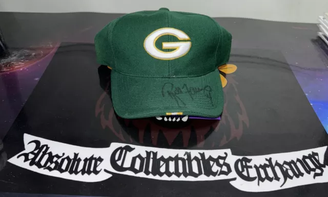 Brett Favre Signed Autographed Green Bay Packers Nike Official NFL Hat Vintage