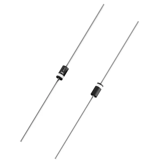 Gleichrichterdiode 100 Stück 1N4007 1000 V 1A Elektronische Siliziumdioden Hochspannungsgleichrichterdioden Schottky-Dioden