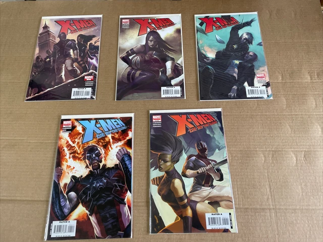 X-Men Die By the Sword #1 2 3 4 5 Complete 2007 Marvel Comic Set 1-5 Mini Series