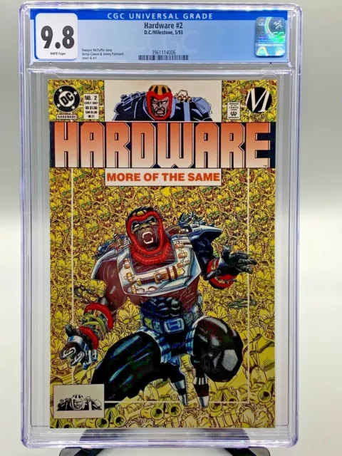 Hardware #2 CGC 9.8 NM/M DC Milestone 1993 White Pages
