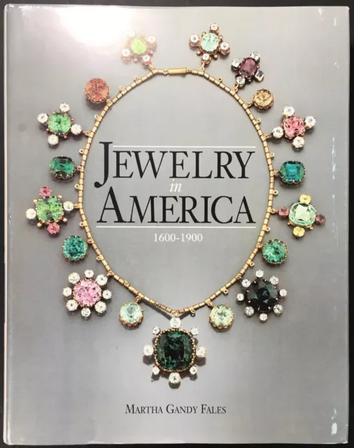 Antique American Jewelry 1600-1900 - Colonial Federal Victorian - Important Book