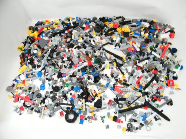 5 Lbs Lego; Used Parts Bricks Blocks Plates, No Mini Figs, 75% Lego Mixed Lot 19