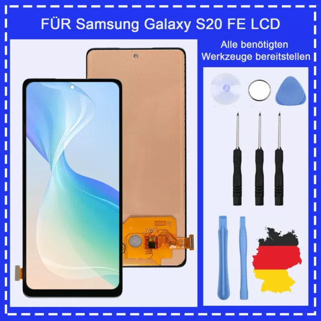 Für Samsung Galaxy S20 FE Display LCD Bildschirm Touchscreen Schwarz