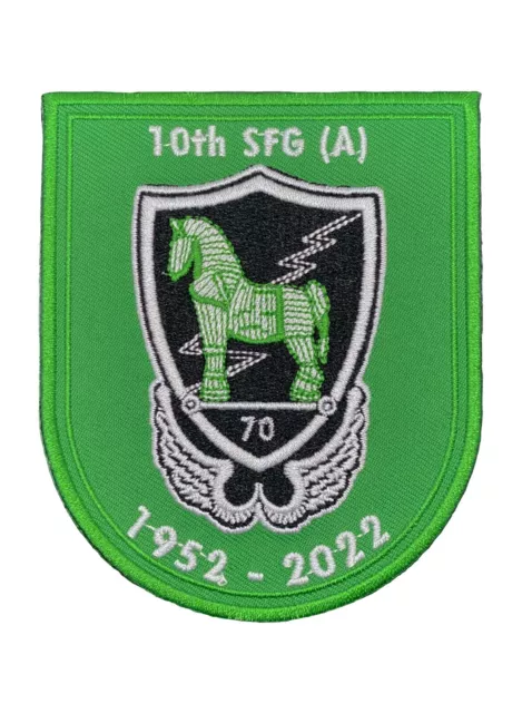 10TH SPECIAL FORCES 1980s Repro 30th Commemorative Trojan Horse Beret ...